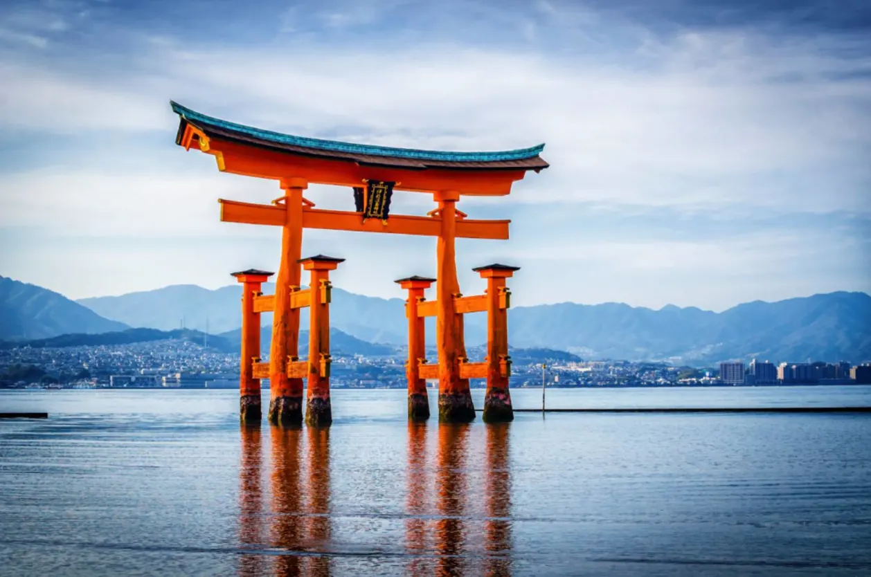 The Great Torii of Itsukushima shrine